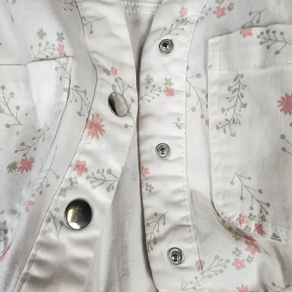 Celebrity Pink Floral Shorts Romper Juniors Medium 7-9 - Picture 5 of 12